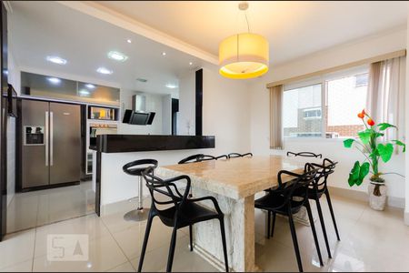 Sala de jantar de apartamento para alugar com 3 quartos, 98m² em Marapé, Santos