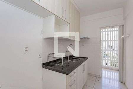 Cozinha de kitnet/studio para alugar com 1 quarto, 35m² em Liberdade, São Paulo