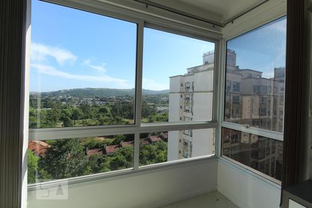 Vista da sala de apartamento à venda com 3 quartos, 71m² em Cavalhada, Porto Alegre