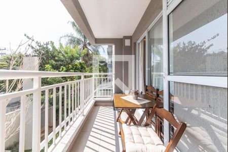 Sacada da Sala de apartamento à venda com 2 quartos, 61m² em Vila Isa, São Paulo