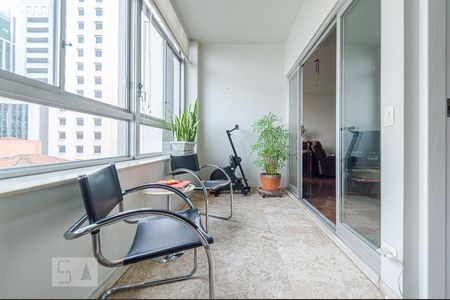 Varanda da Sala de apartamento à venda com 3 quartos, 250m² em Jardim Paulista, São Paulo