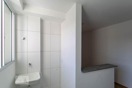 Cozinha e Área de Serviço de apartamento para alugar com 2 quartos, 46m² em Piratininga (venda Nova), Belo Horizonte