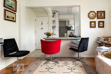 Sala de apartamento à venda com 2 quartos, 74m² em Vila Clementino, São Paulo
