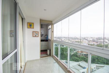 Varanda de apartamento à venda com 4 quartos, 187m² em Recreio dos Bandeirantes, Rio de Janeiro