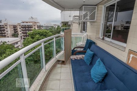 Varanda da Sala 1 de apartamento à venda com 4 quartos, 236m² em Freguesia (jacarepaguá), Rio de Janeiro