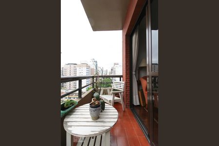 Varanda da Sala de apartamento para alugar com 3 quartos, 142m² em Itaim Bibi, São Paulo