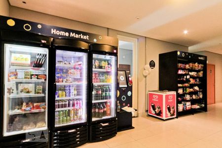 Apartamento à venda com 43m², 1 quarto e 1 vagaMini mercado