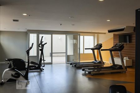 Apartamento para alugar com 37m², 1 quarto e 1 vaga Apartamento para alugar com 37m², 1 quarto e 1 vagaAcademia