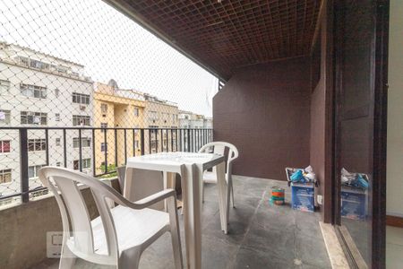 Detalhe da Sala - Varanda de apartamento para alugar com 1 quarto, 53m² em Copacabana, Rio de Janeiro