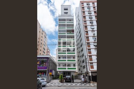 Fachada de apartamento para alugar com 1 quarto, 46m² em Gonzaga, Santos