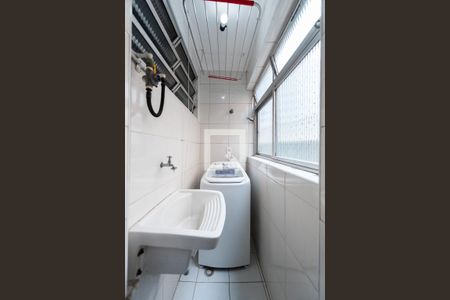 Área de serviço de apartamento para alugar com 1 quarto, 46m² em Gonzaga, Santos