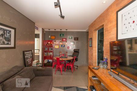 Sala de apartamento à venda com 1 quarto, 47m² em Campo Belo, São Paulo
