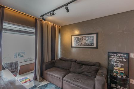 Sala de apartamento à venda com 1 quarto, 47m² em Campo Belo, São Paulo
