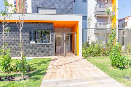 Apartamento para alugar com 44m², 1 quarto e 1 vaga Apartamento para alugar com 44m², 1 quarto e 1 vagaFachada