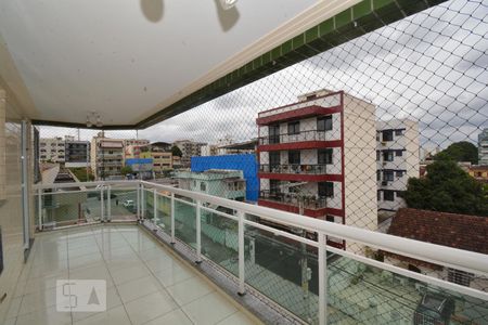 Varanda da Sala de apartamento à venda com 3 quartos, 97m² em Braz de Pina, Rio de Janeiro