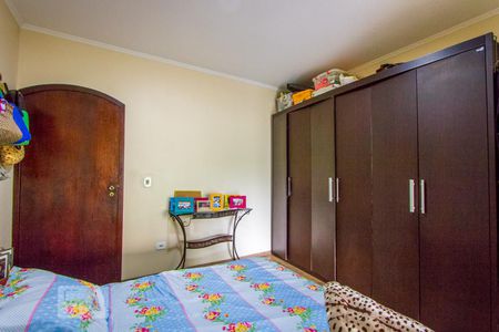 Quarto 1 - Suíte de casa à venda com 3 quartos, 116m² em Parque Erasmo Assunção, Santo André