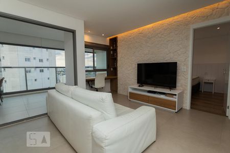 Sala de apartamento à venda com 1 quarto, 69m² em Vila Romana, São Paulo