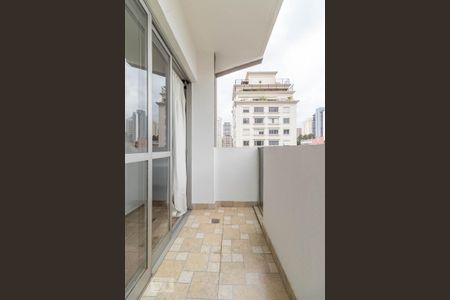 Varanda de kitnet/studio para alugar com 1 quarto, 49m² em Pinheiros, São Paulo