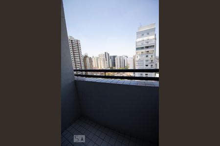 Varanda da Sala de kitnet/studio à venda com 1 quarto, 50m² em Pinheiros, São Paulo