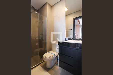 Banheiro de kitnet/studio à venda com 1 quarto, 30m² em Vila Olímpia, São Paulo