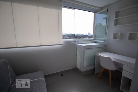 Varanda gourmet de kitnet/studio para alugar com 1 quarto, 25m² em Jardim Paulistano, São Paulo