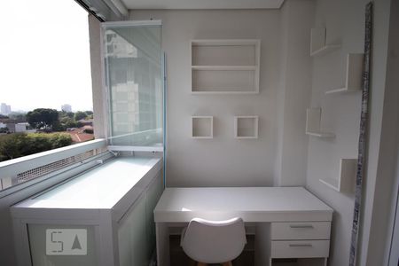 Varanda  de kitnet/studio para alugar com 1 quarto, 25m² em Jardim Paulistano, São Paulo