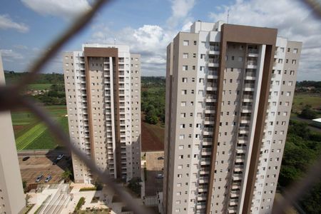 Vista da varanda gourmet de apartamento para alugar com 2 quartos, 70m² em Vila do Golfe, Ribeirão Preto