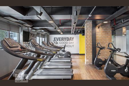 Apartamento à venda com 30m², 1 quarto e 1 vaga Apartamento à venda com 30m², 1 quarto e 1 vagaÁrea comum - Academia