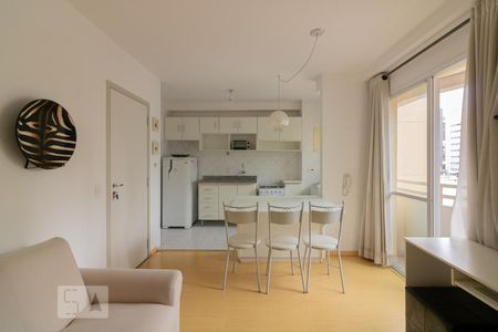 Sala de apartamento para alugar com 1 quarto, 36m² em Indianópolis, São Paulo