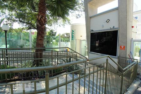 Apartamento para alugar com 36m², 2 quartos e 1 vagaFachada e portaria