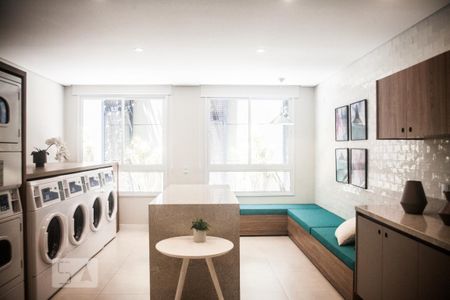 Apartamento para alugar com 28m², 1 quarto e sem vagaLavanderia