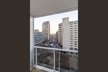 Varanda de kitnet/studio à venda com 1 quarto, 22m² em Centro, São Paulo