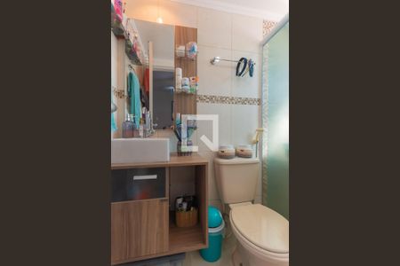 Banheiro da Suíte de apartamento à venda com 3 quartos, 60m² em Vila Industrial, Campinas