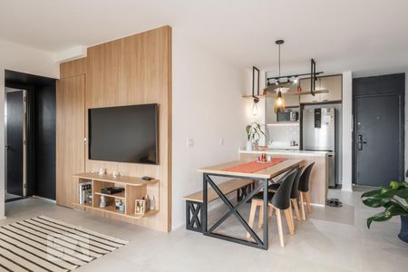 Sala de apartamento para alugar com 2 quartos, 83m² em Várzea da Barra Funda, São Paulo