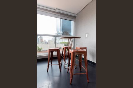 Sala - Varanda de apartamento à venda com 1 quarto, 30m² em Pinheiros, São Paulo