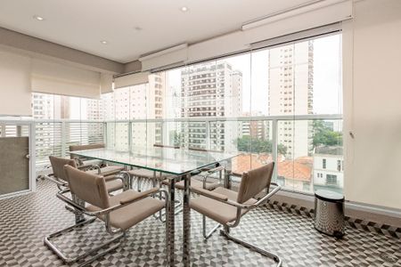 Studio para alugar com 42m², 1 quarto e 1 vaga Studio para alugar com 42m², 1 quarto e 1 vagaVaranda