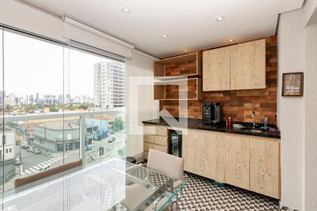 Studio para alugar com 42m², 1 quarto e 1 vaga Studio para alugar com 42m², 1 quarto e 1 vagaVaranda