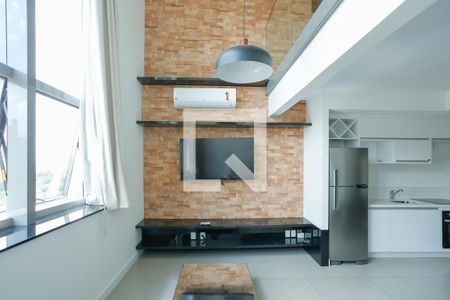 Sala de apartamento à venda com 1 quarto, 80m² em Chácara das Pedras, Porto Alegre