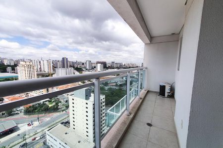 Varanda da Sala de apartamento para alugar com 1 quarto, 45m² em Várzea da Barra Funda, São Paulo