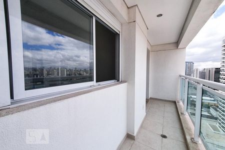 Varanda da Sala de apartamento para alugar com 1 quarto, 45m² em Várzea da Barra Funda, São Paulo