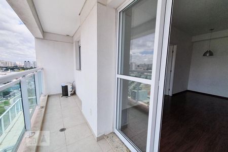 Varanda da Sala de apartamento para alugar com 1 quarto, 45m² em Várzea da Barra Funda, São Paulo