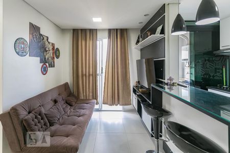 Sala de apartamento para alugar com 2 quartos, 48m² em Vila Mogilar, Mogi das Cruzes
