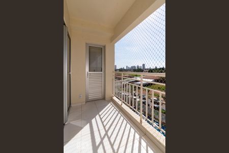 Varanda da Sala de apartamento para alugar com 2 quartos, 54m² em Parque Amazônia, Goiânia