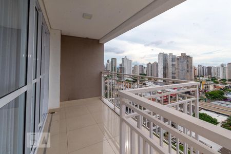 Varanda da Sala de apartamento para alugar com 1 quarto, 45m² em Setor Bueno, Goiânia