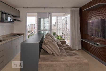Vista da Sala de apartamento para alugar com 1 quarto, 45m² em Setor Bueno, Goiânia