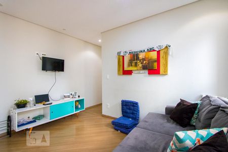 Sala de apartamento para alugar com 2 quartos, 54m² em Vila Valparaíso, Santo André