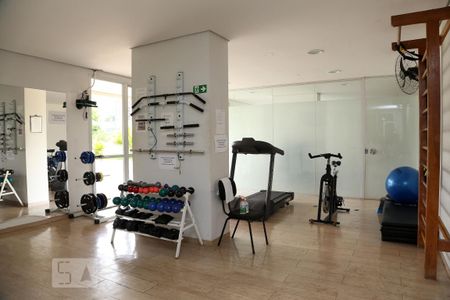 Área Comum - Academia de apartamento à venda com 1 quarto, 35m² em Super Quadra Morumbi, São Paulo