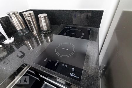 Studio para alugar com 38m², 1 quarto e 1 vagaCozinha - cooktop de indução