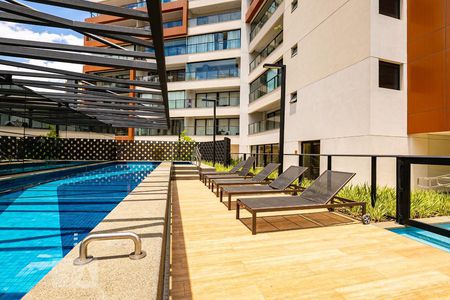 Studio à venda com 40m², 1 quarto e 1 vagaPiscina