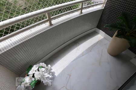 Varanda da Sala de apartamento à venda com 2 quartos, 75m² em Vila Andrade, São Paulo